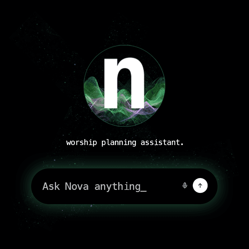 Nova - Worship Planning AI Agent